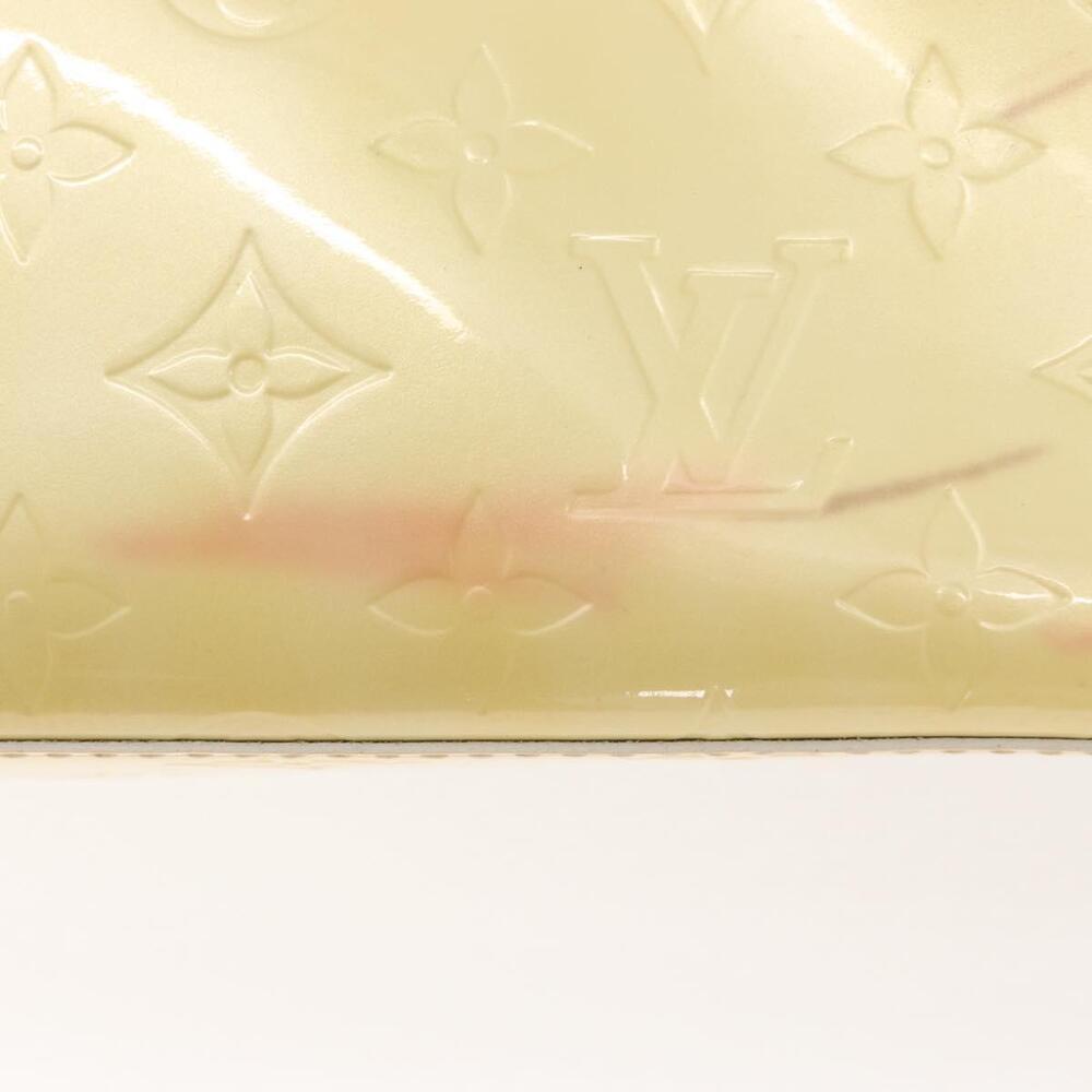 LOUIS VUITTON Monogram Vernis Reade PM Hand Bag Perle M91336 LV Auth 154363 - Picture 9 of 16